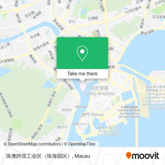 珠澳跨境工业区（珠海园区） map