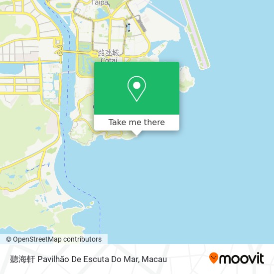 聽海軒 Pavilhão De Escuta Do Mar map