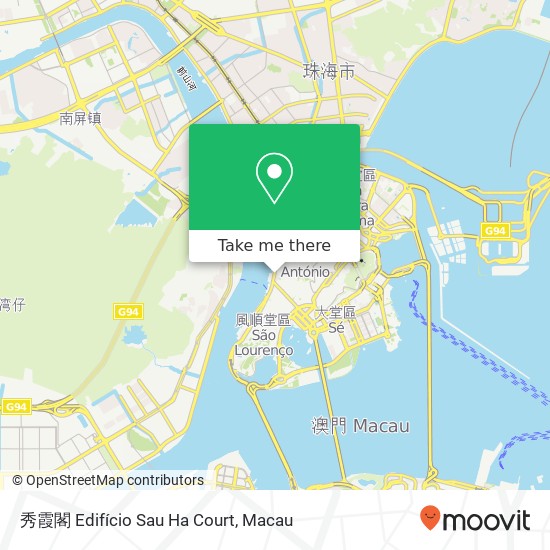 秀霞閣 Edifício Sau Ha Court map