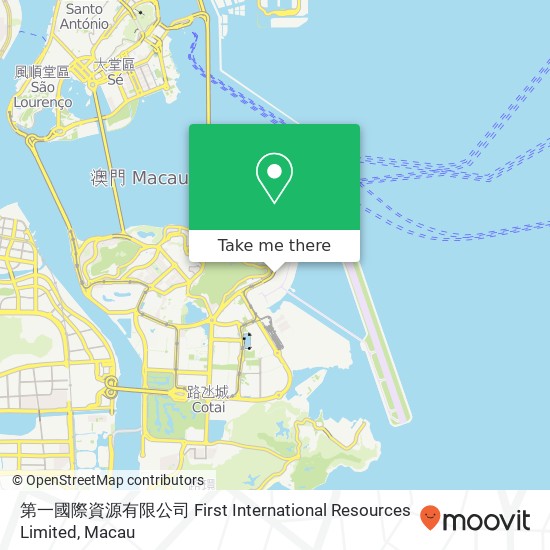 第一國際資源有限公司 First International Resources Limited地圖
