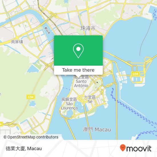 德業大廈 map
