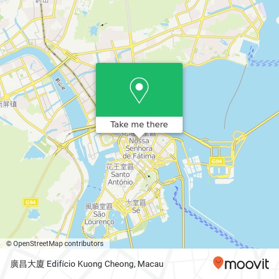 廣昌大廈 Edifício Kuong Cheong map
