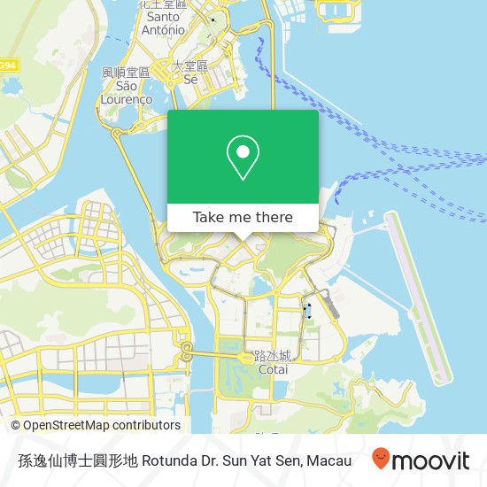 孫逸仙博士圓形地 Rotunda Dr. Sun Yat Sen map