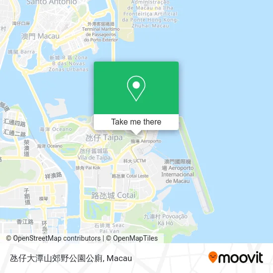 氹仔大潭山郊野公園公廁 map