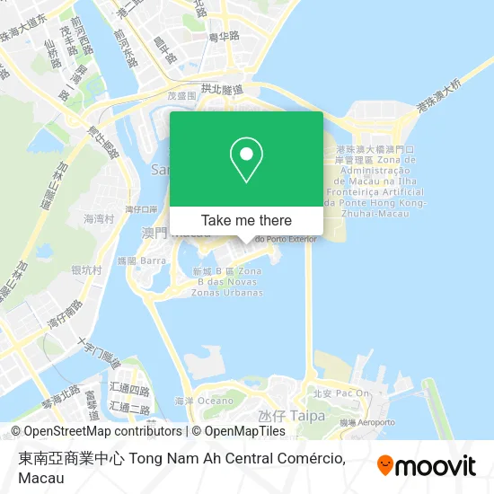 東南亞商業中心 Tong Nam Ah Central Comércio地圖