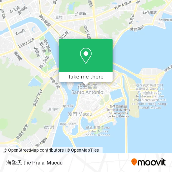 海擎天 the Praia map