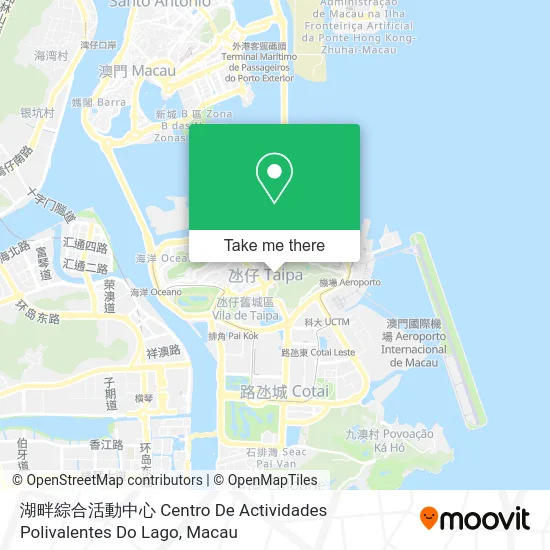 湖畔綜合活動中心 Centro De Actividades Polivalentes Do Lago map
