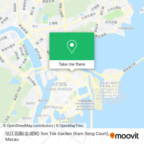 信託花園(金成閣) Son Tok Garden (Kam Seng Court)地圖