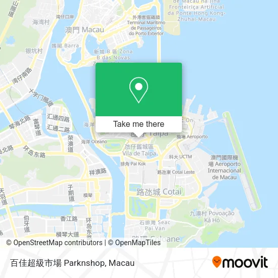 百佳超級市場 Parknshop map