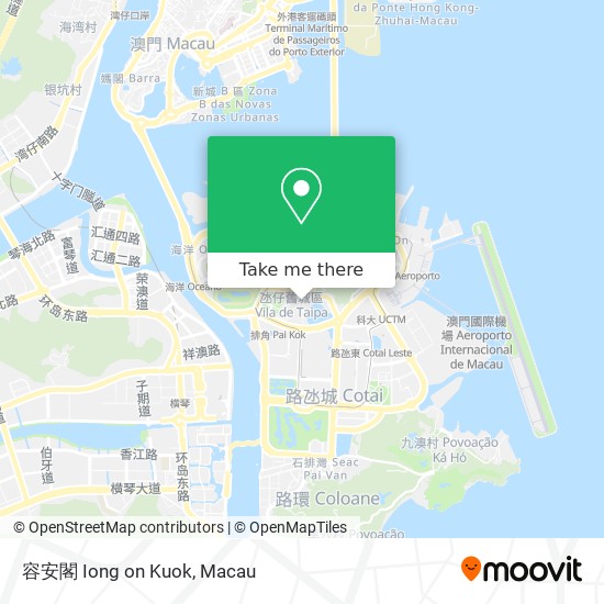 容安閣 Iong on Kuok map