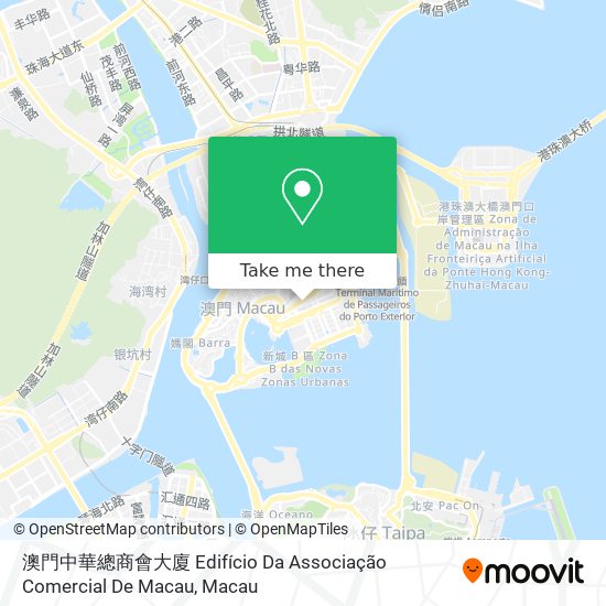澳門中華總商會大廈 Edifício Da Associação Comercial De Macau map