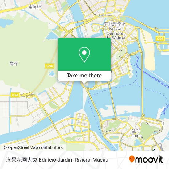 海景花園大廈 Edifício Jardim Riviera map