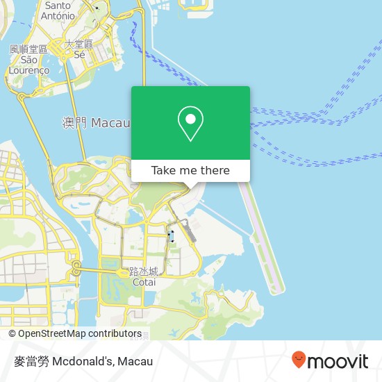 麥當勞 Mcdonald's map