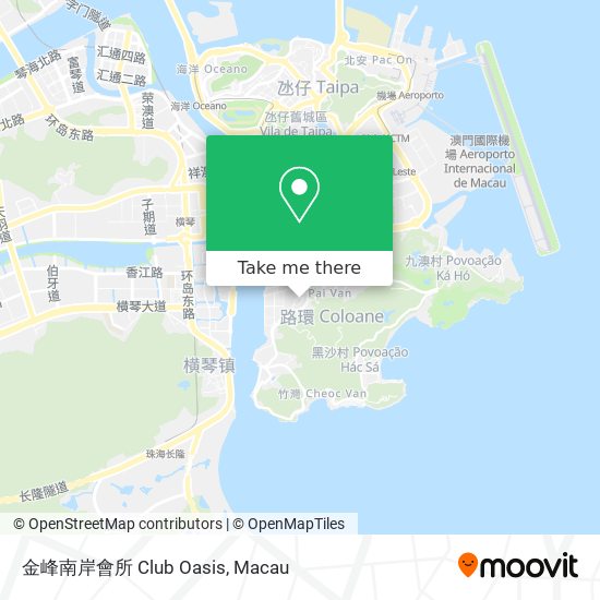 金峰南岸會所 Club Oasis map