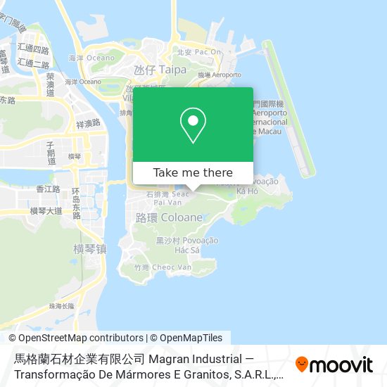 馬格蘭石材企業有限公司 Magran Industrial — Transformação De Mármores E Granitos, S.A.R.L. map