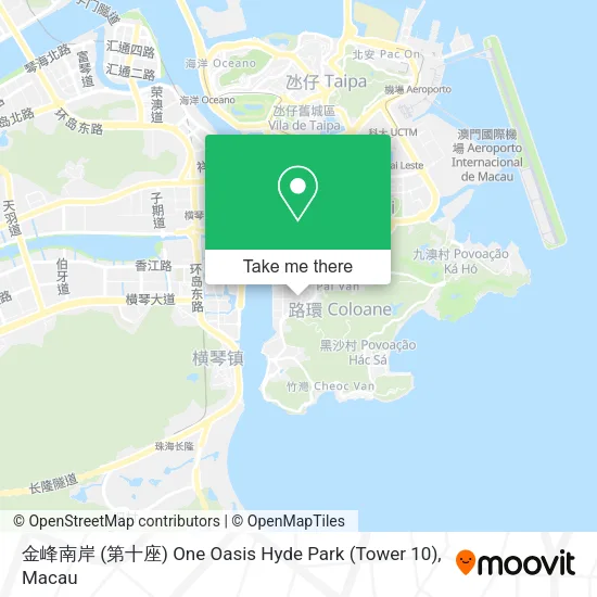 金峰南岸 (第十座) One Oasis Hyde Park (Tower 10) map