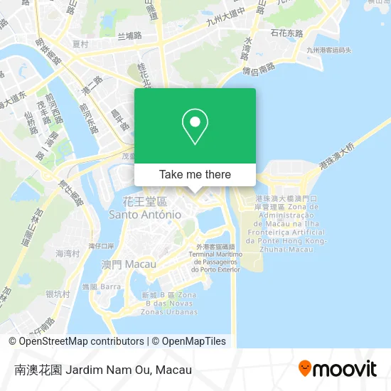 南澳花園 Jardim Nam Ou地圖