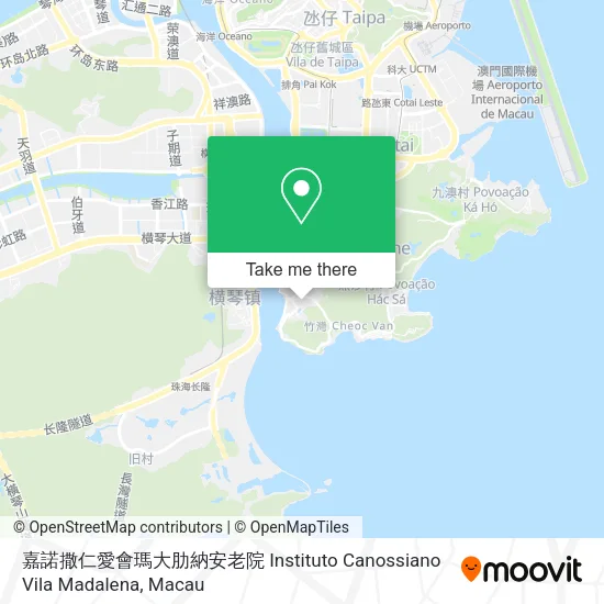 嘉諾撒仁愛會瑪大肋納安老院 Instituto Canossiano Vila Madalena map