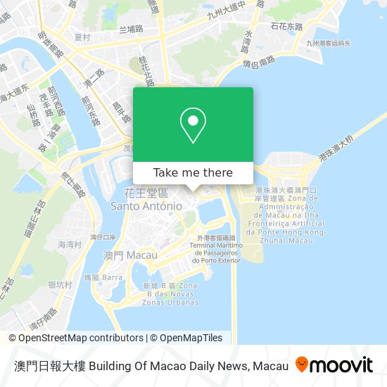 澳門日報大樓 Building Of Macao Daily News map
