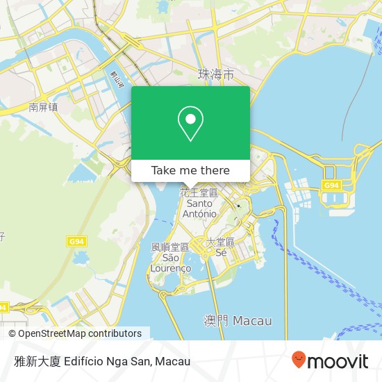 雅新大廈 Edifício Nga San map