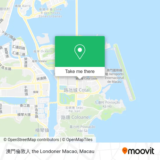 澳門倫敦人 the Londoner Macao map
