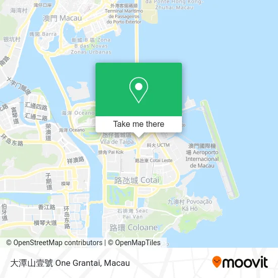 大潭山壹號 One Grantai map