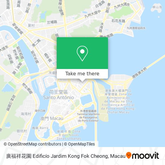 廣福祥花園 Edificío Jardim Kong Fok Cheong map