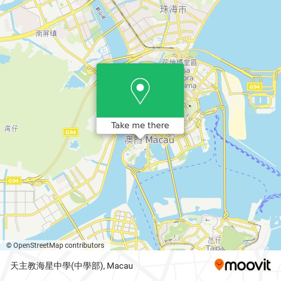 天主教海星中學(中學部) map