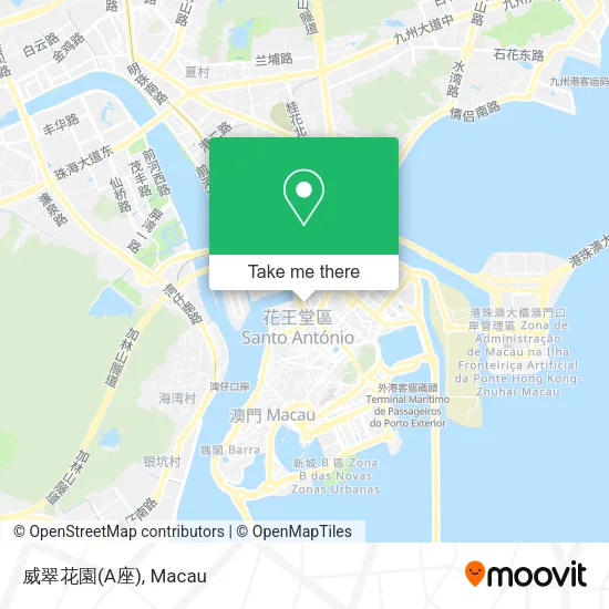 威翠花園(A座)地圖