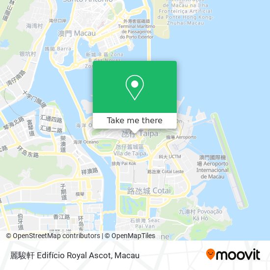 麗駿軒 Edifício Royal Ascot map