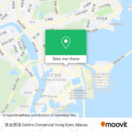 黃金商塲 Centro Comercial Vong Kam map
