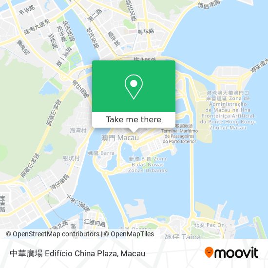 中華廣場 Edifício China Plaza map
