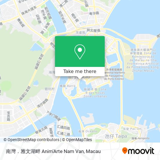 南灣．雅文湖畔 Anim'Arte Nam Van map