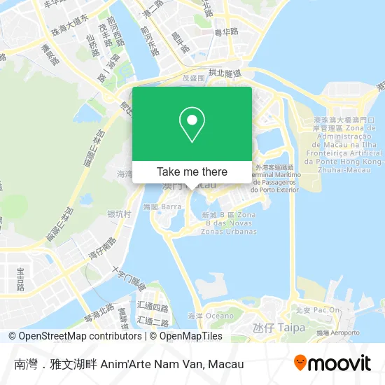 南灣．雅文湖畔 Anim'Arte Nam Van map