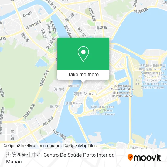 海傍區衛生中心 Centro De Saúde Porto Interior map