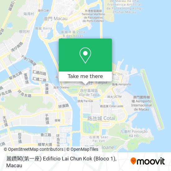 麗鑽閣(第一座) Edifício Lai Chun Kok (Bloco 1) map