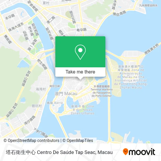 塔石衛生中心 Centro De Saúde Tap Seac地圖