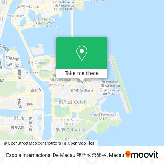 Escola Internacional De Macau 澳門國際學校 map