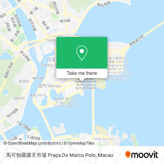 馬可勃羅露天市場 Praça Do Marco Polo map