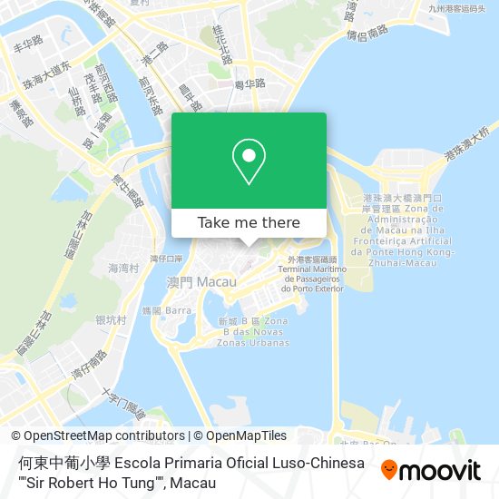 何東中葡小學 Escola Primaria Oficial Luso-Chinesa ""Sir Robert Ho Tung"" map