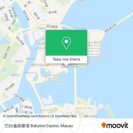 巴比倫娛樂場 Babylon Casino map