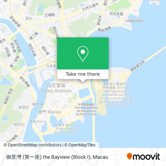 御景灣 (第一座) the Bayview (Block I) map