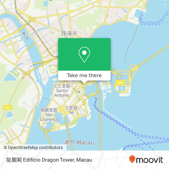 龍騰閣 Edifício Dragon Tower地圖