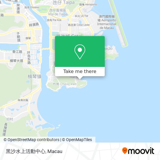 黑沙水上活動中心 map