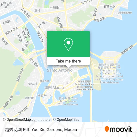越秀花園 Edf. Yue Xiu Gardens map