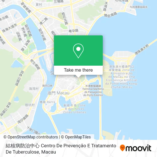 結核病防治中心 Centro De Prevenção E Tratamento De Tuberculose map