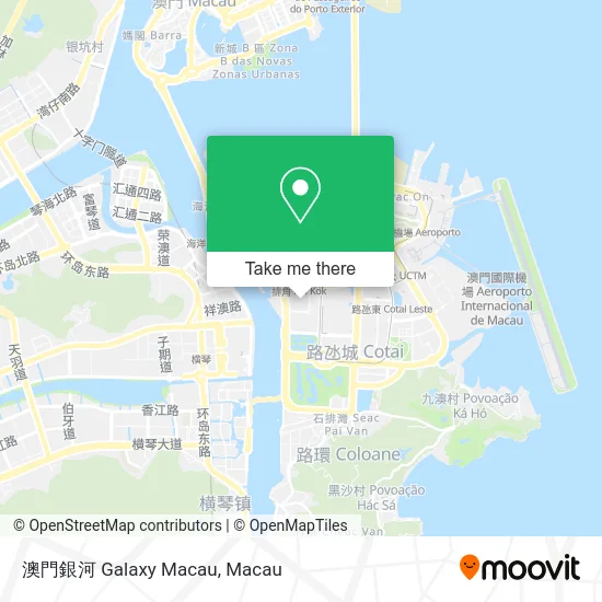 澳門銀河 Galaxy Macau map