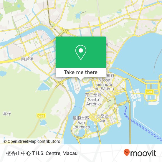 檀香山中心 T.H.S. Centre map