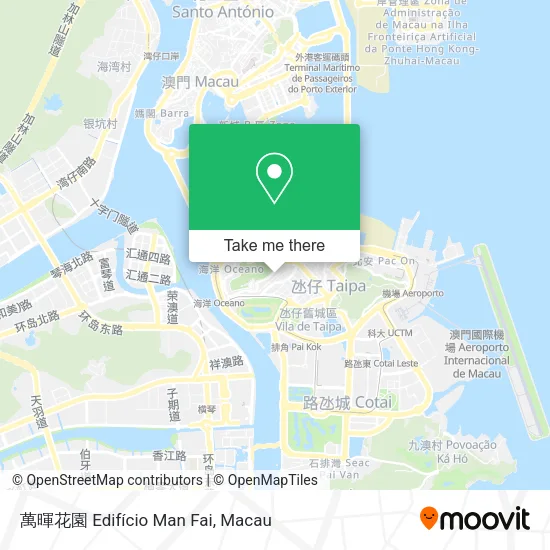 萬暉花園 Edifício Man Fai map