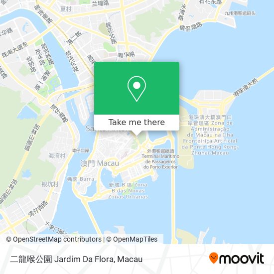 二龍喉公園 Jardim Da Flora map